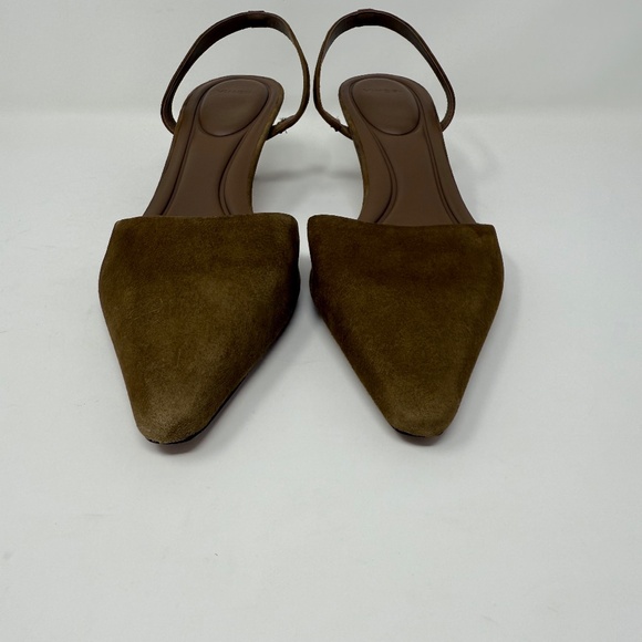 New Vince Sarita Kitten Heel Pump Elmwood Sz 8.5 - Picture 7 of 11